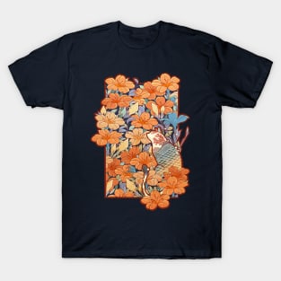 Neko and flowers T-Shirt